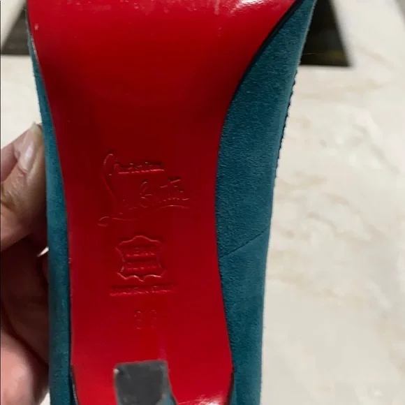 Christian Louboutin Steva Suede Tassel Pumps